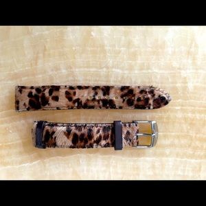Animal print Michele watch band,  size 18